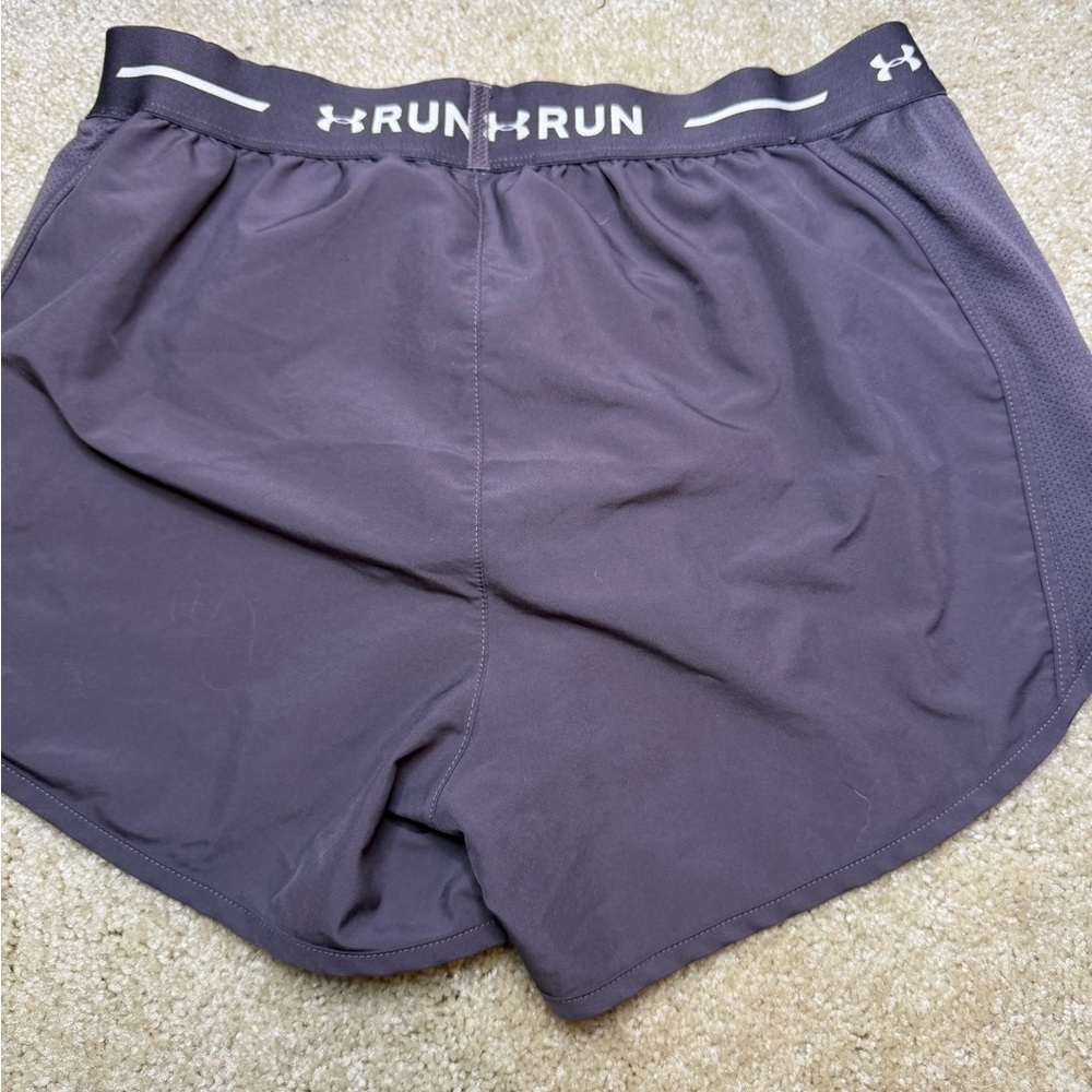 Under Armour Women's Athletic Shorts dark purple - Picture 2 of 4